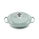 Signature Cast Iron Shallow Casserole 26cm - Sea Salt