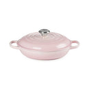 Signature Cast Iron Shallow Casserole 26cm - Shell Pink