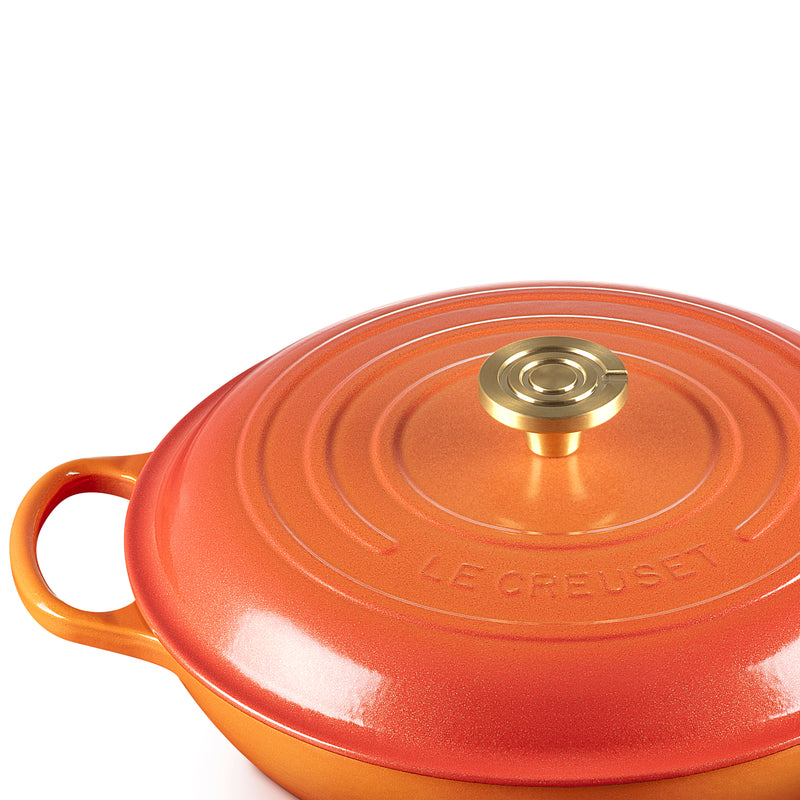 Signature Flamme Dorée Shallow Casserole - 30cm