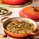 Signature Flamme Dorée Shallow Casserole - 30cm