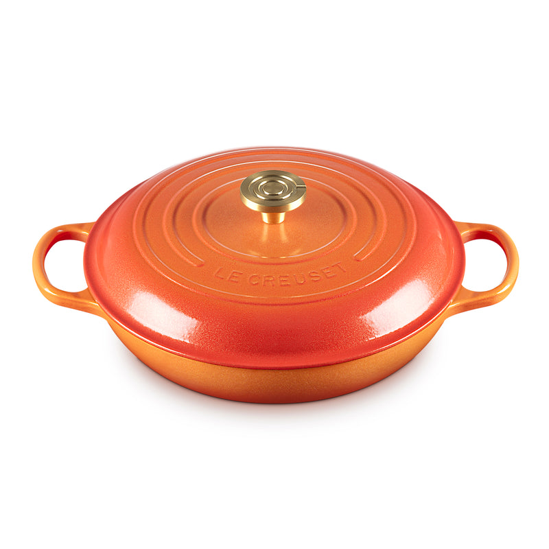 Signature Flamme Dorée Shallow Casserole - 30cm