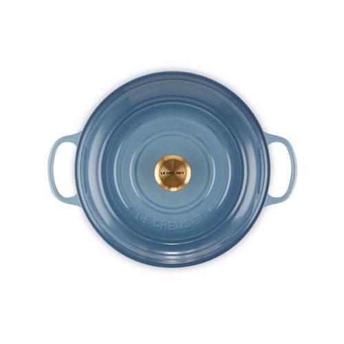 Signature Cast Iron Shallow Casserole 30cm - Chambray
