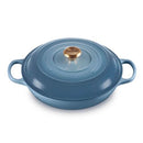 Signature Cast Iron Shallow Casserole 30cm - Chambray