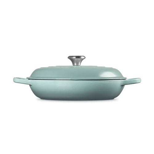 Signature Cast Iron Shallow Casserole 30cm - Sea Salt