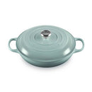 Signature Cast Iron Shallow Casserole 30cm - Sea Salt