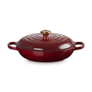 Signature Cast Iron Shallow Casserole 30cm - Garnet