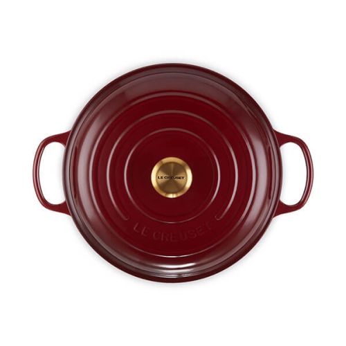 Signature Cast Iron Shallow Casserole 30cm - Garnet