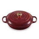 Signature Cast Iron Shallow Casserole 30cm - Garnet