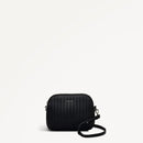 Dukes Place Weave Ziptop Crossbody - Black