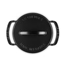 Cast Iron Outdoor Collection Round Casserole 25cm Matte Black