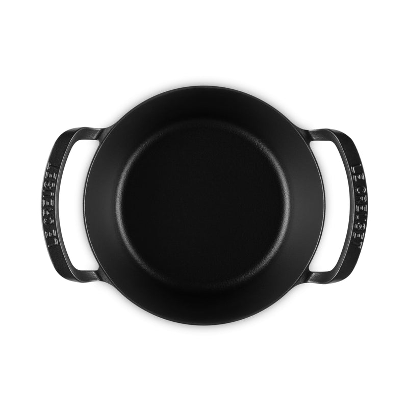 Cast Iron Outdoor Collection Round Casserole 25cm Matte Black