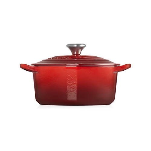 Cast Iron 20cm Heart Casserole - Cerise