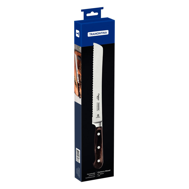 8" Fully Forged Bread Knife with Wooden Handle