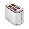 Abbey Lux 2 Slot Toaster - White