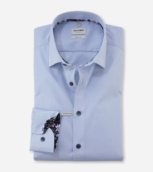 Body Fit Shirt - Light Blue