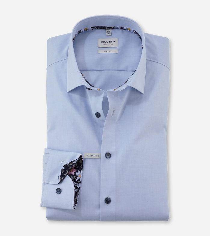 Body Fit Shirt - Light Blue