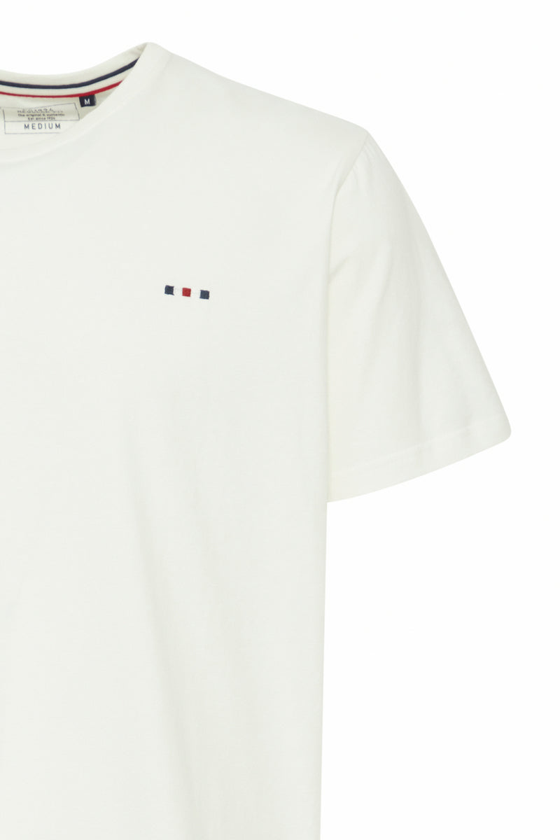 Tom SS Basic Logo T-Shirt - Snow White