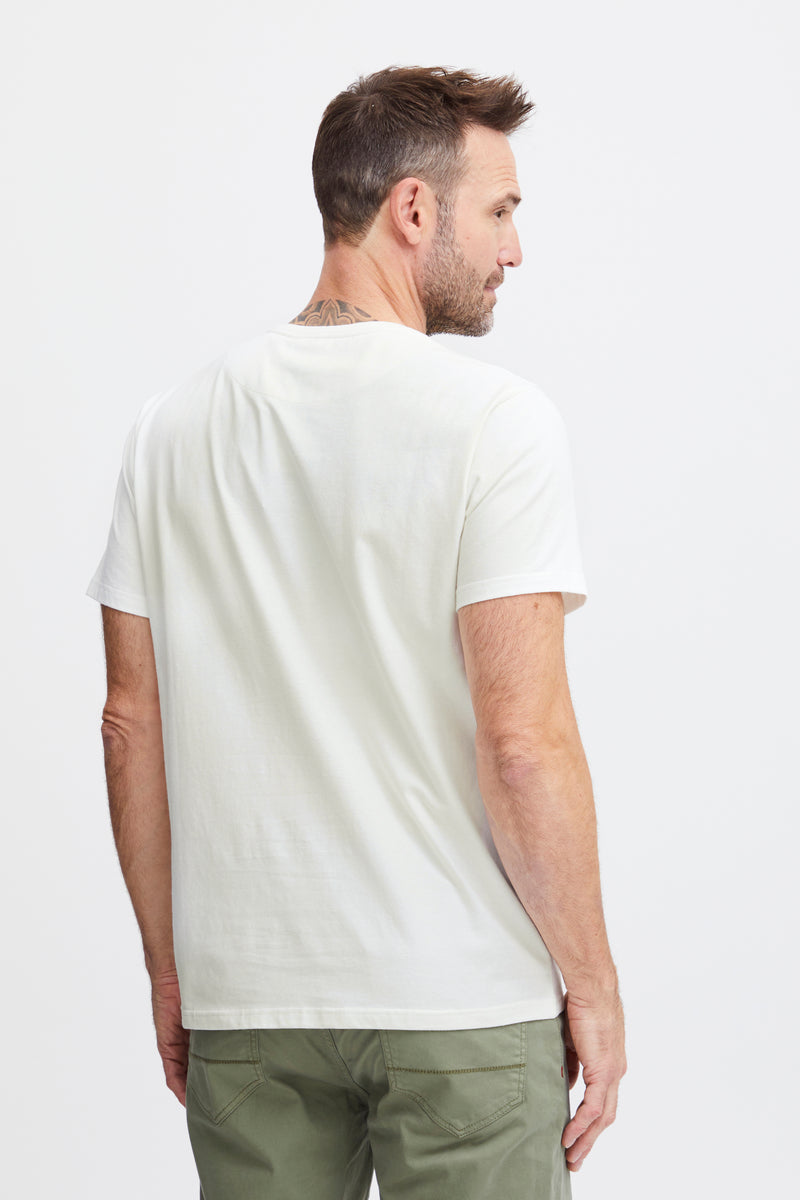 Tom SS Basic Logo T-Shirt - Snow White