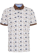 Pele Floral AOP Polo Shirt - Crockery