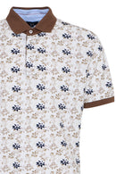 Pele Floral AOP Polo Shirt - Crockery