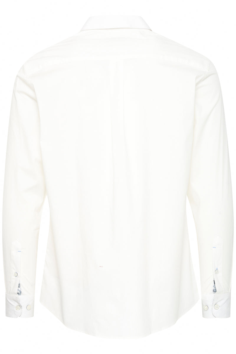 Sverre Stretch Long Sleeve Shirt - Snow White