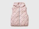 Girls Hooded Gilet - Pink