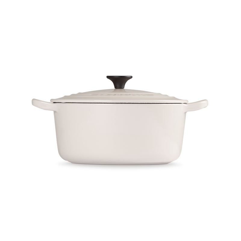 Classic Cast Iron Round Casserole - Crème