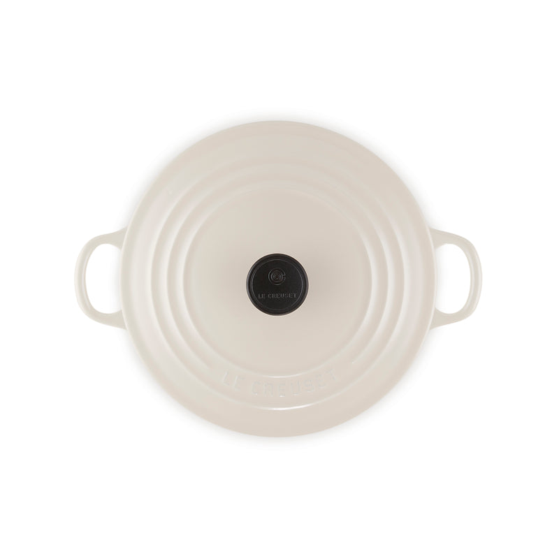 Classic Cast Iron Round Casserole - Crème