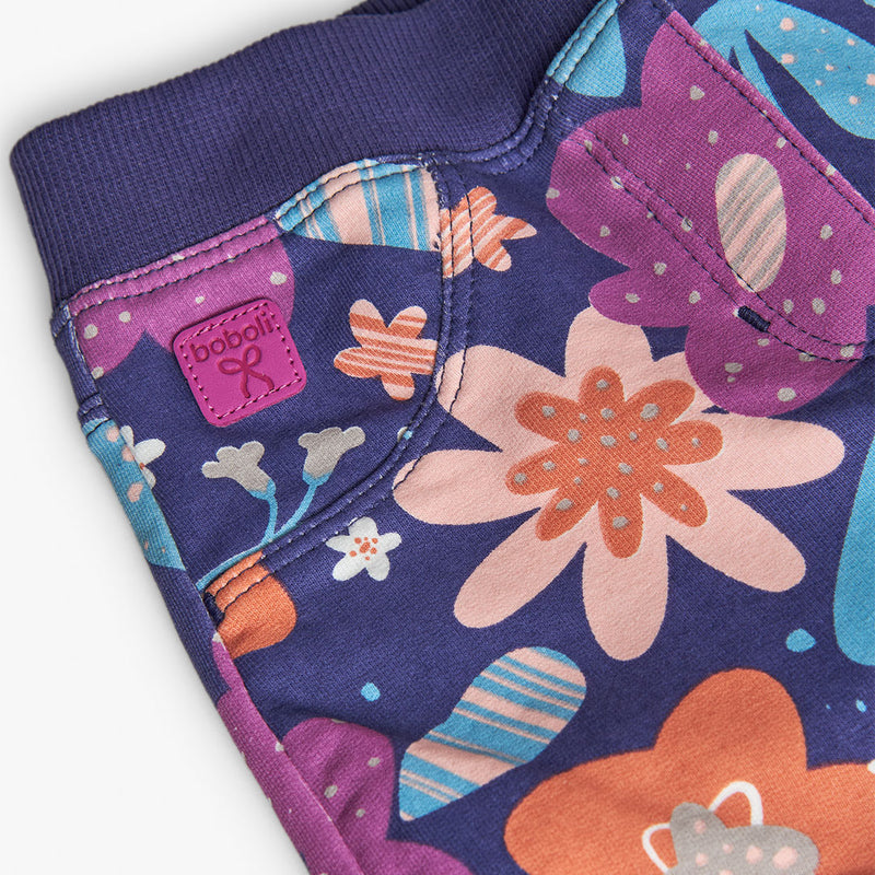 Fleece Floral Trousers - Print