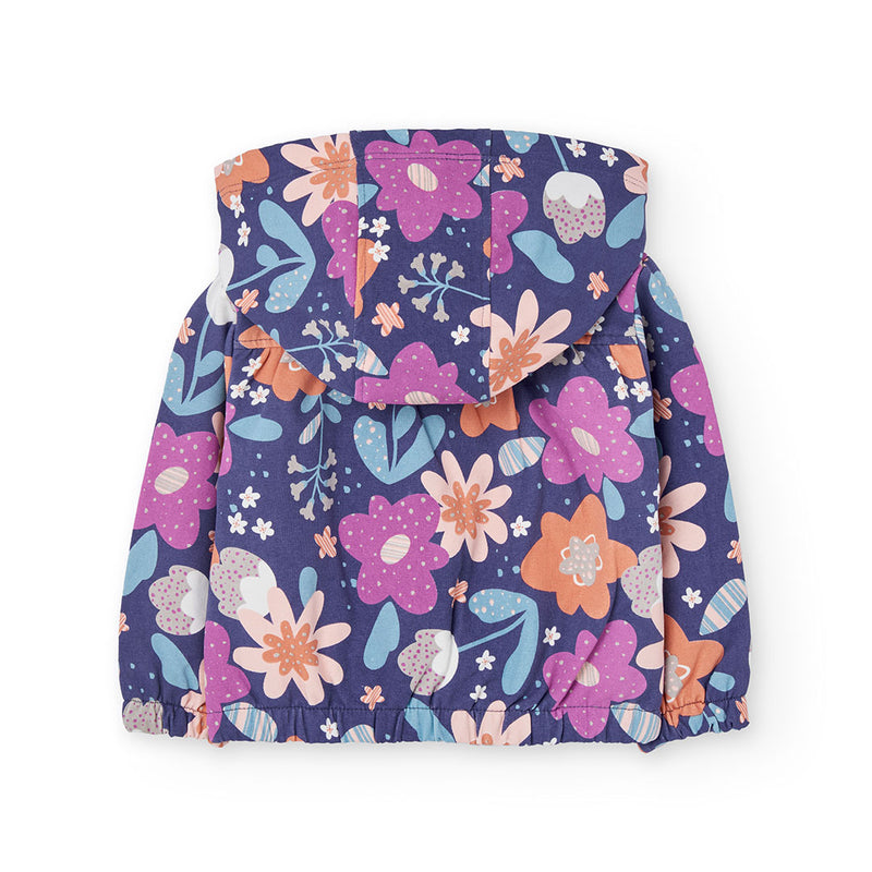 Fleece Floral Jacket - Print
