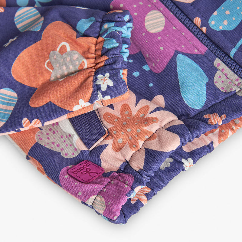 Fleece Floral Jacket - Print