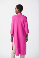 Long Side Slits Cover Up - Ultra Pink
