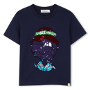 Boy Short Sleeves Tee-Shirt - Navy