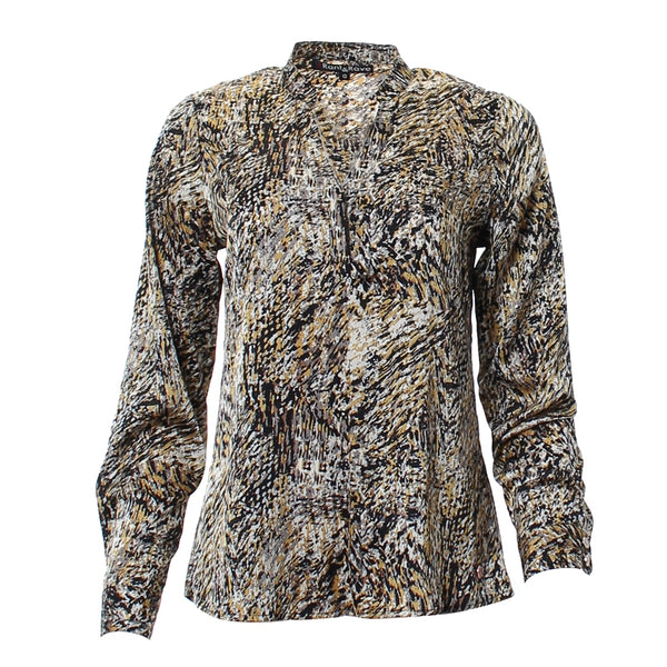 Lisa Blouse - Black/mustard