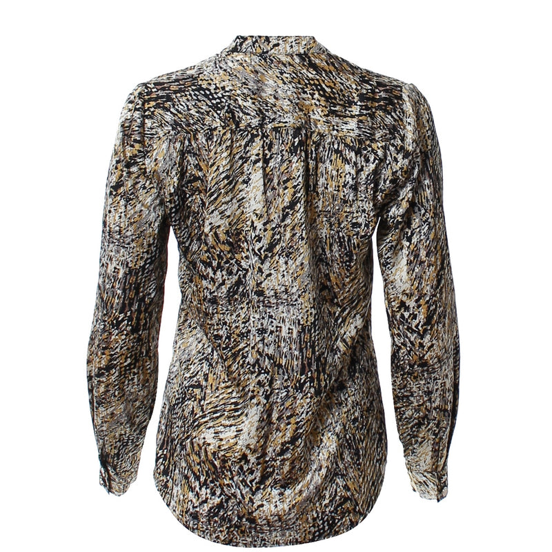 Lisa Blouse - Black/mustard