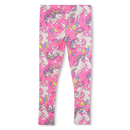 Unicorn Print Leggings - Pink