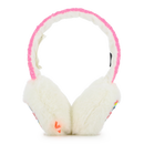Heart Fake Fur Earmuffs - Ivory