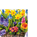 Pack of 20 Cocktail Napkins - Spring Basket