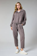 Button Short Jacket - Havana
