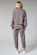 Button Short Jacket - Havana