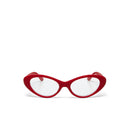 Lina Small Cat Eye Reading Glasses - Red 1.5