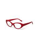 Lina Small Cat Eye Reading Glasses - Red 1.5