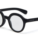 Lauro Reading Glasses Round - Black 1.00