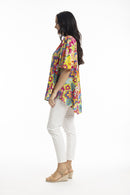 Santa Monica Oversized Top - Multi Tropical