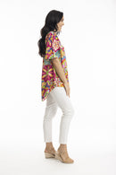 Santa Monica Oversized Top - Multi Tropical