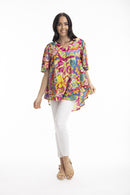 Santa Monica Oversized Top - Multi Tropical