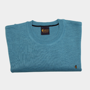 Plain Crew Neck Jumper - Aqua