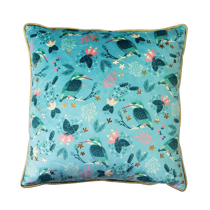 Birdy Cushion - Kingfisher