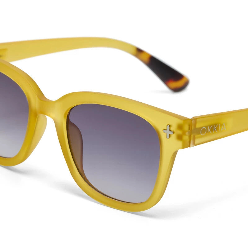 Giovanni Big Frame Sunglasses - Yellow