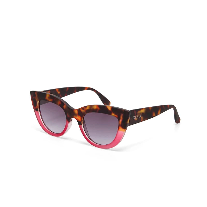 Claudia Big Cat Sunglasses - Havana Pink